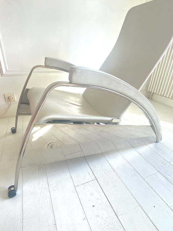 Sillón Jean Prouvé Grand Repos – Tecta, Loveseat, Leather, Metal (photo 12 of 14)