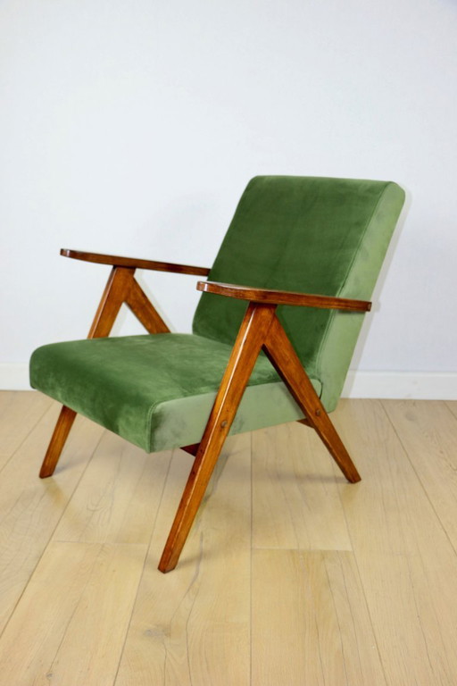 B-310 VAR armchair sea green olive velvet