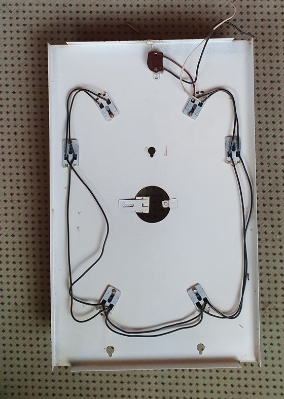 Image 1 of Specchio retroilluminato in vetro satinato, anni '60/'70