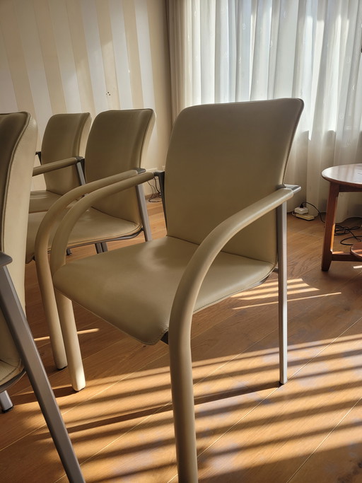 6x eetkamerstoelen Leolux Cimaronne