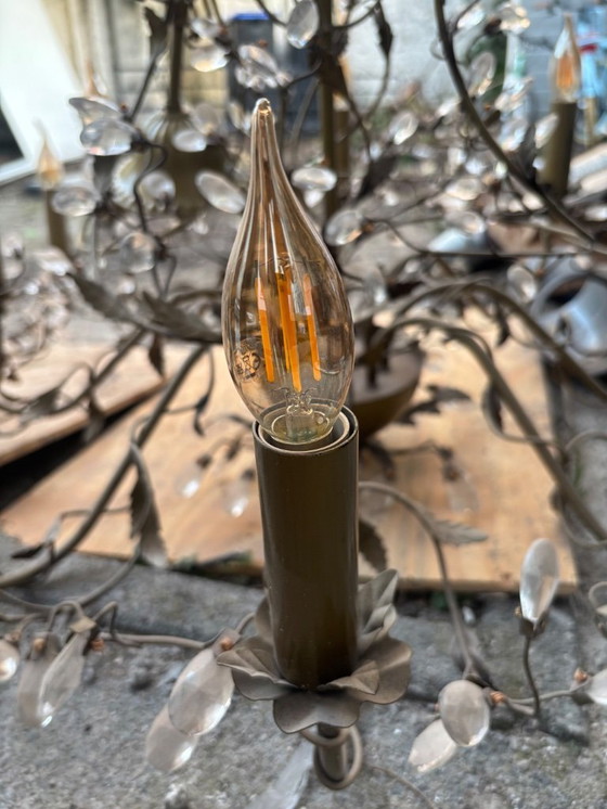 Image 1 of 2x Kroonluchter Searchlight ALMANDITE 