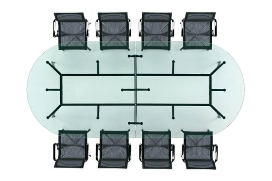 Image 1 of 6x UNA design office chair ICF mesh black netweave