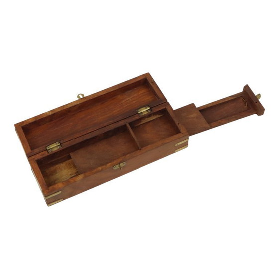 Image 1 of Old Hardwood Pen Box