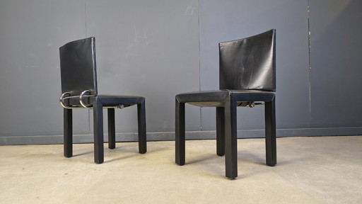 Arcadia dining chairs by Paolo Piva for B& B Italia set of 6