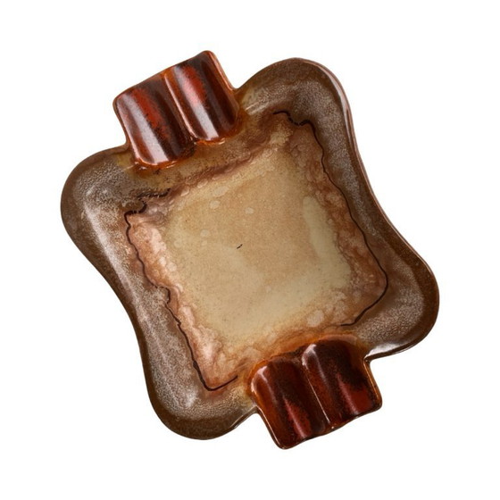 Image 1 of Cenicero de cerámica Fat Lava, firmado, Alemania, años 70.