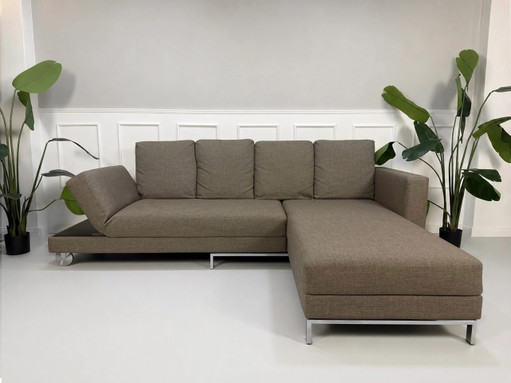 Brühl Fourtwo Sofa Stoff Schlafsofa Four Two Braun Grau Multifunktional
