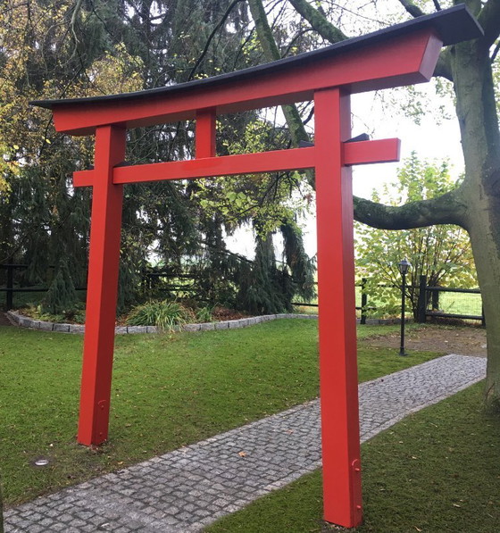 Image 1 of Porta giapponese Myōjin Torii 284 × 336 cm per giardini e paesaggi