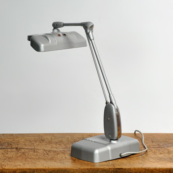 Image 1 of Dazor Desk Lamp With Magnifying Glass, 1950s