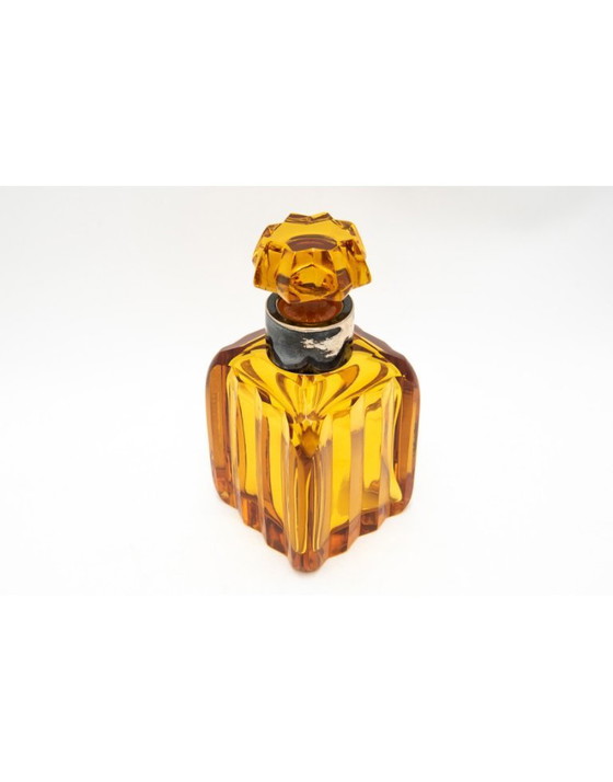 Image 1 of Caraffa di cristallo e 5 bicchieri, WMF Germania, Art Deco.