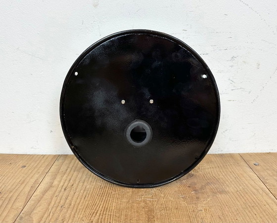 Image 1 of Vintage Black Kappa Maritime Wall Clock, 1980s