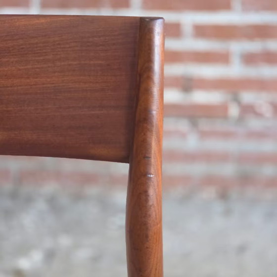 4x Wilkhahn, Georg Leowald Model 351 dining chair, teak – Chairs and lounge chairs, Paper, Wood, Vintage (photo 13 of 15)