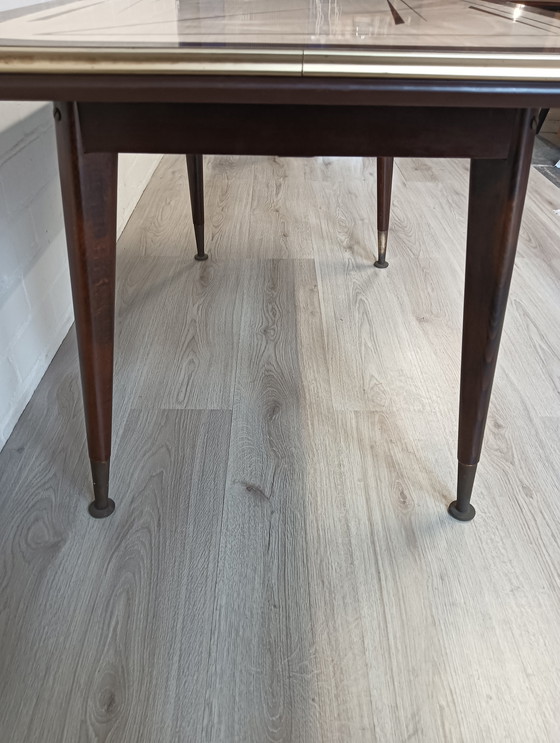 Image 1 of Vintage tafel, uitschuifbaar èn verhoogbaar