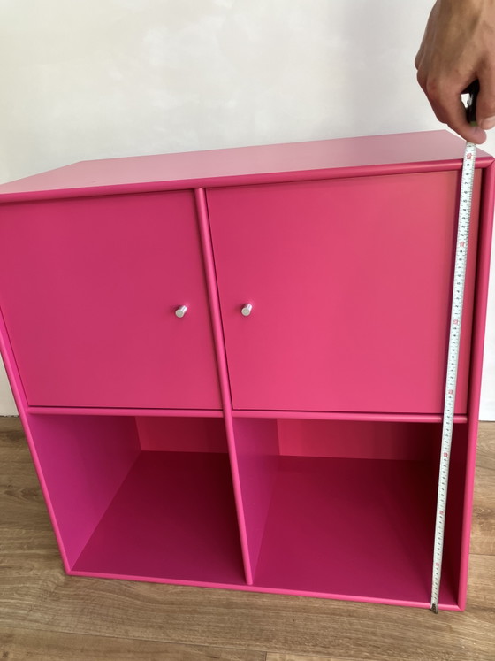 Image 1 of Armario original de Montana Furniture con puertas y sistema para colgar ropa - rosa