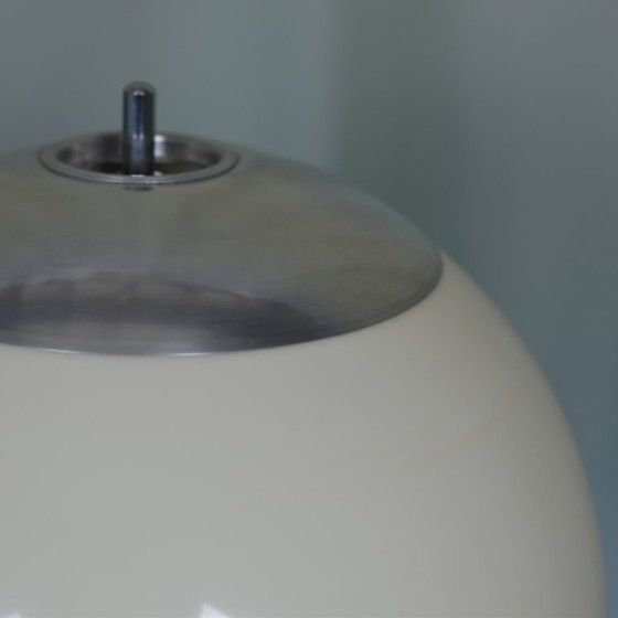 Image 1 of double lamp mushroom table light