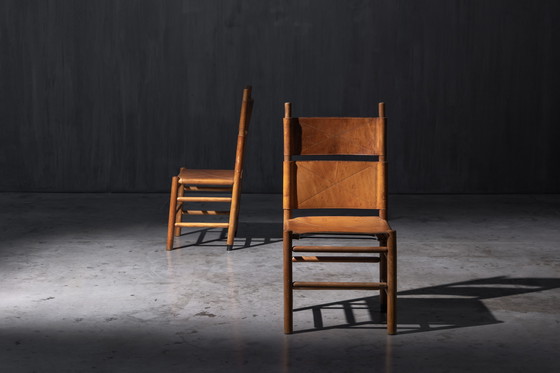 Image 1 of Sedie Kentucky di Carlo Scarpa per Bernini, Italia, anni '80