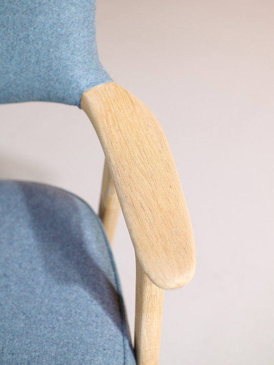 Image 1 of 6x Erik Kirkegaard 43 Dining Chairs Oak Danish