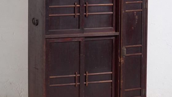 Antique Japanese Tansu cabinet - Showa Period (c. ) #17 – Storage cabinet (photo 3 of 40)