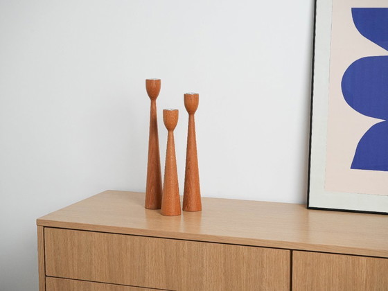 Image 1 of Candeliere in teak, design danese, anni '70, prodotto in Danimarca
