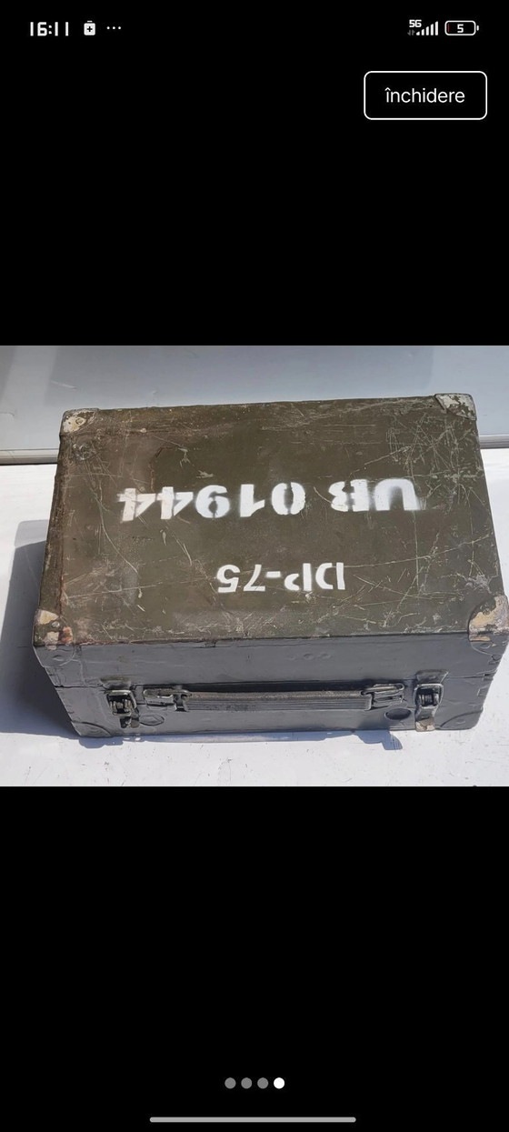 Image 1 of Compteur Geiger DP-75 vintage, détecteur de radiations militaire polonais d'origine de la Guerre froide