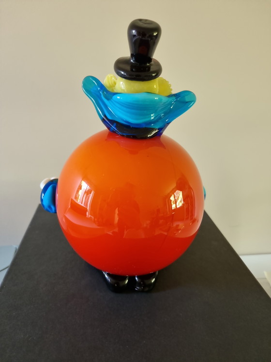 Image 1 of Pagliaccio in vetro soffiato (aspetto Murano)