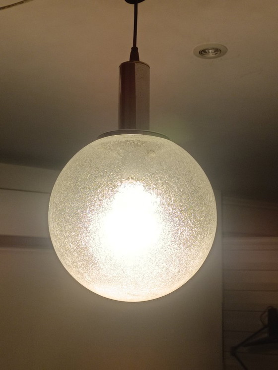 Murano-Eisglas-Pendelleuchte von Targetti Sankey, 1970er Jahre – Pendelleuchten, Murano Glass (photo 6 of 7)