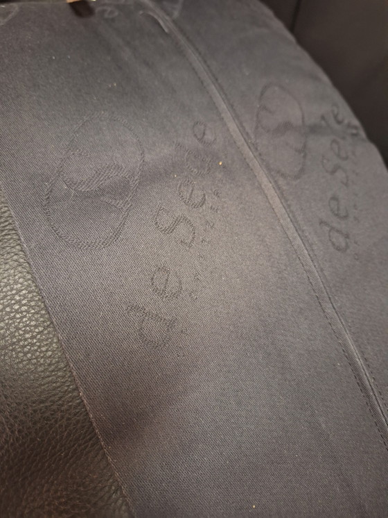 Image 1 of Desede de sede DS-23 armchairs 2 pieces in black leather