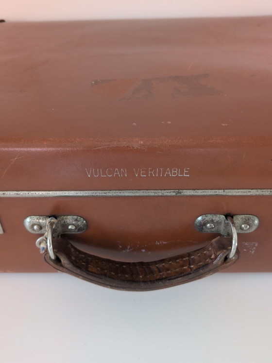 Vintage suitcase, maison j delsaert, Travel bags, Leather, Metal, Black (photo 7 of 8)