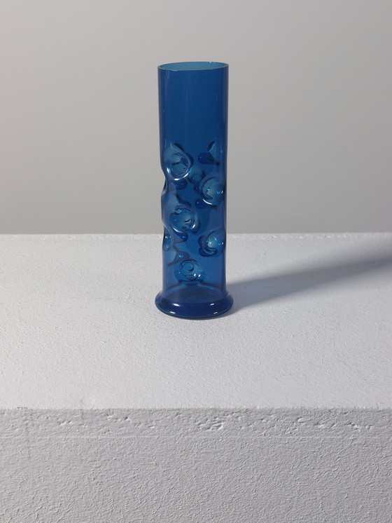 Image 1 of Trio vintage glazen vazen ​​uit het midden van de 20e eeuw, Lauscha Thüringen