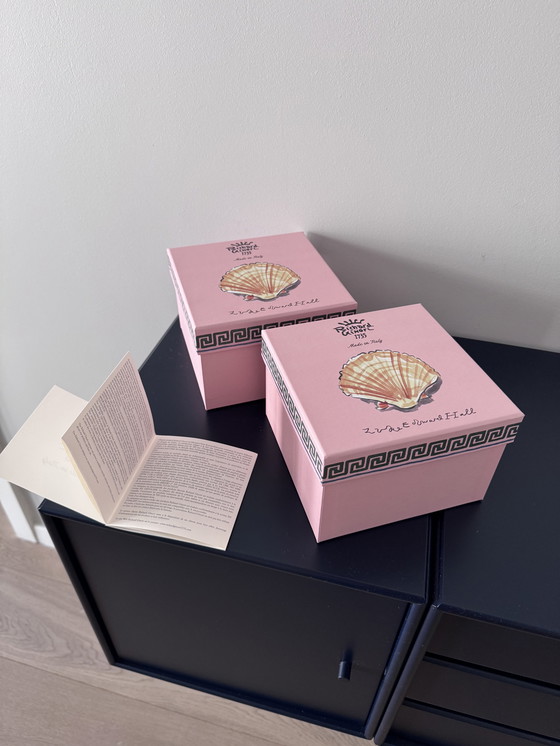 Image 1 of Ginori 1735 – Il Viaggio di Nettuno PAR de tazas (rosa)