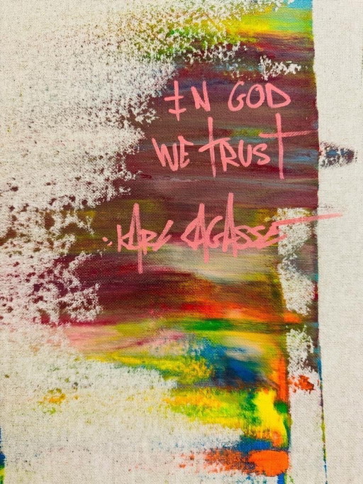 Painting Karl Lagasse In God We Trust