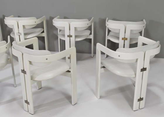 Image 1 of 8x poltrone Pamplona di Augusto Savini per POZZI, Italia 1965