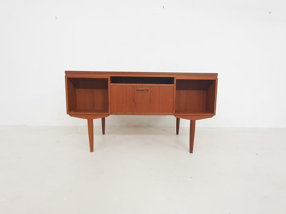 Image 1 of Teak desk by J.Svenstrup for A.P. Møbler, Denmark 1960's