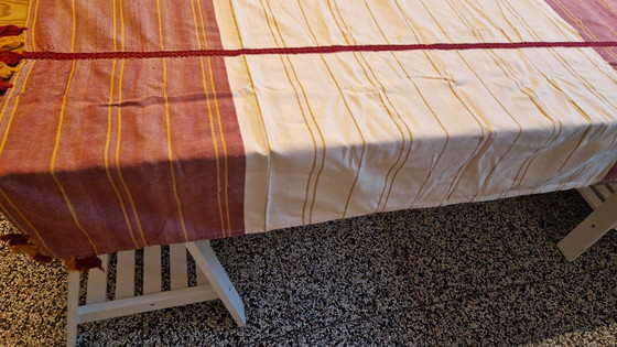 Image 1 of Handgewebte tibetische Tischdecke