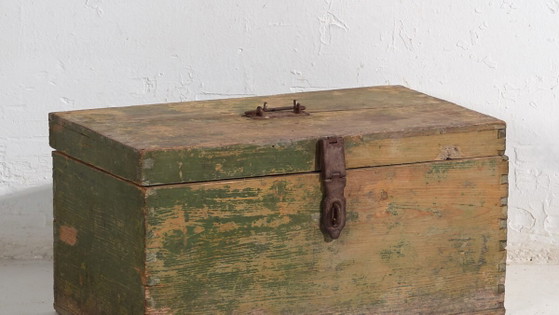 Baule antico in legno massello (c.1920) #77 – Cassettiere, Rustic (photo 3 of 40)