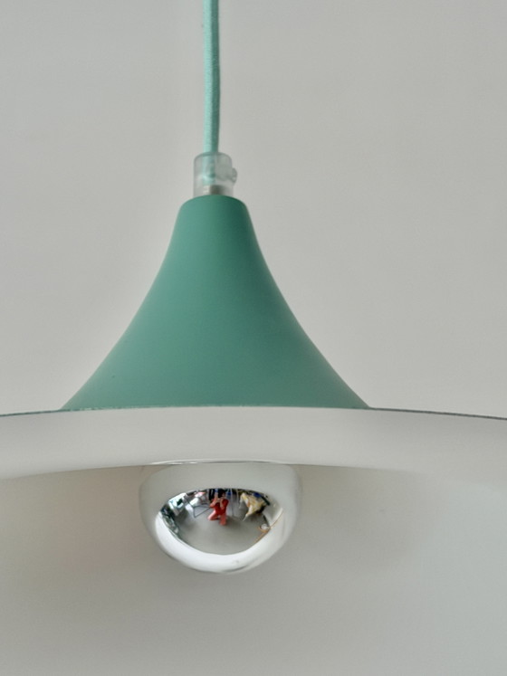 Lampada a sospensione Vintage Semi di Bonderup & Thorup per LYFA – verde menta/pistacchio – 1968 (photo 7 of 14)