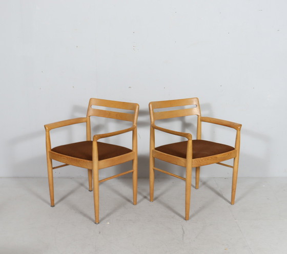 Image 1 of 6er Set Stühle/Esszimmerstühle Von H.W. Klein Für Bramin, Dänemark, 1970er Jahre