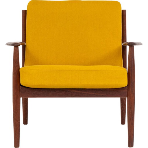 Vintage "FD-128" fauteuil van Grete Jalk voor France and Son, Denemarken 1960