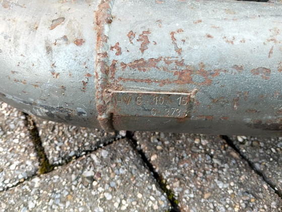 Atlas Copco Vintage Compressor Boei-tank, Decoratieve objecten, Metaal, Grijs (foto 7 van 9)