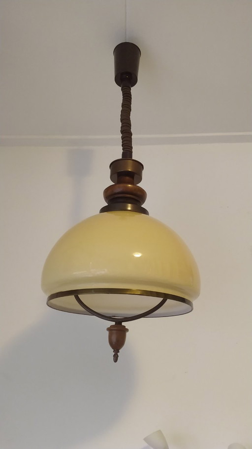Vintage mushroom pendant lamp