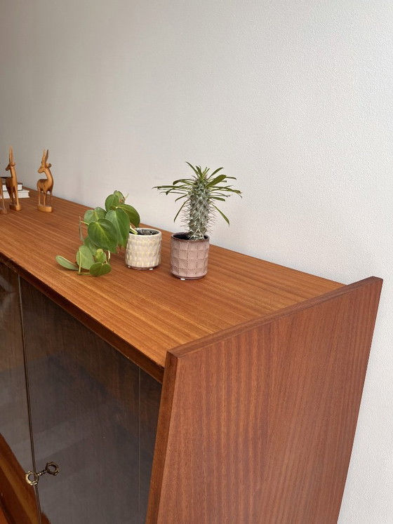 Image 1 of Buffet haut vintage en teck et palissandre, années 1960, design danois