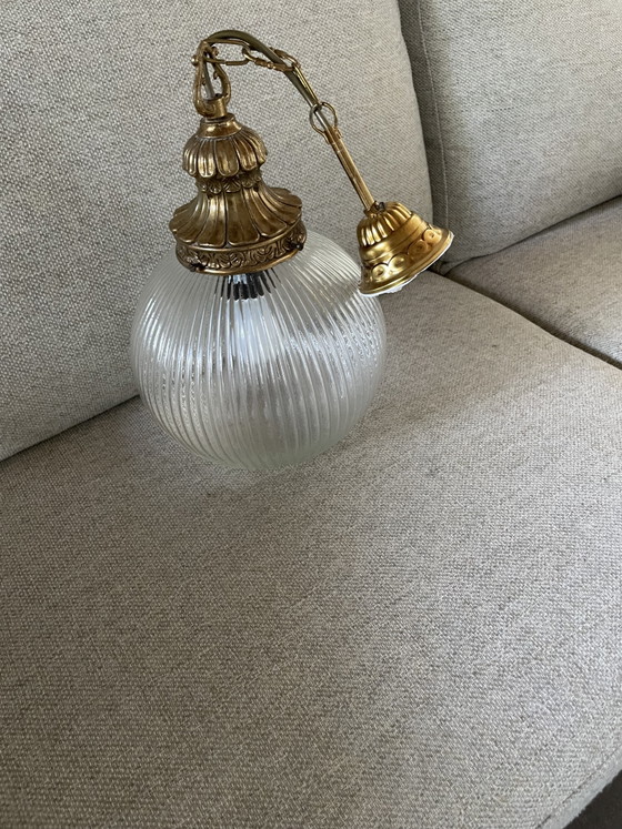Lampada a sospensione Bossini – Lampade a sospensione, Vetro, Ottone (photo 2 of 5)