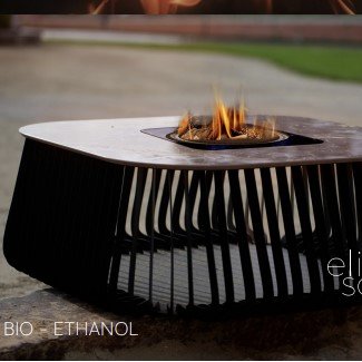 Mantiro Elica cuadrado con quemador de etanol