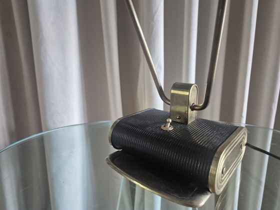 Image 1 of Lampada Juno Eileen Gray nera e oro