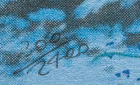 Image 1 of Litografía "Moonwalk" de Andy Warhol, Museo de Arte Carnegie de 1986