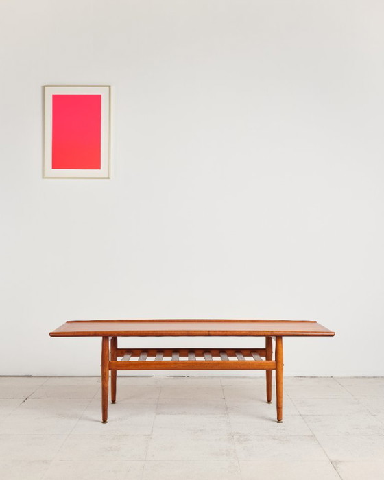 Danish Teak Wood Coffee Table by Grete Jalk, Mid-Century Design 1950s – Glostrup Møbelfabrik (photo 18 of 19)