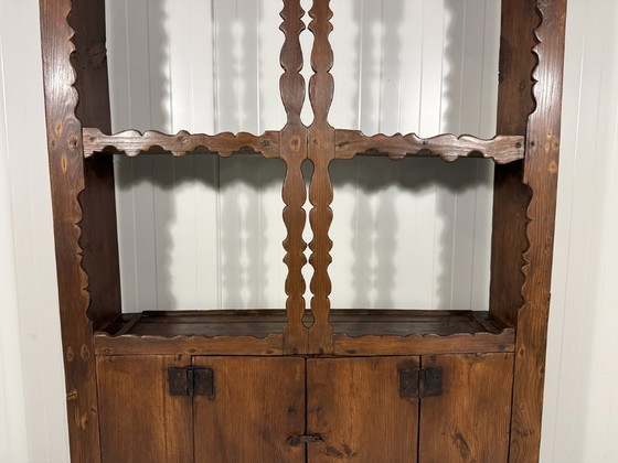 Armadi a muro rustici antichi del 1900, Legno, Marrone (foto 16 di 26)
