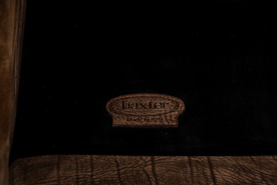 Image 1 of Sillones Mickey de Baxter Italia en piel nabuk color camel. Circa 1998