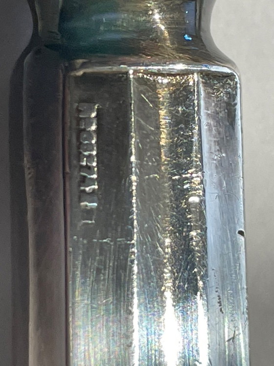 Image 1 of Bestekset Solingen deels verzilverd 6-persoons, 47-delig, Christofle Albi dessertvorkjes 6-delig, Waring & Gillow taartschep