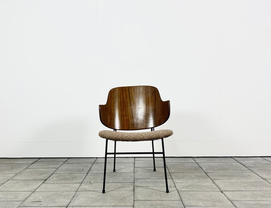 Penguin Lounge Chair diseñado por Ib Kofod Larsen para Selig Furniture años 60 – Sillones, Wood, Metal (photo 4 of 9)