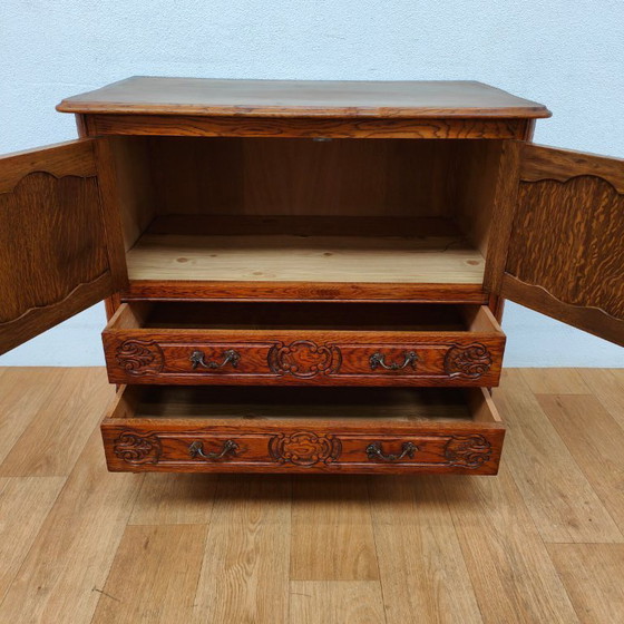 Image 1 of Cassettiera vintage Queen Ann, mobile bar, mobile hi-fi, cassettiera